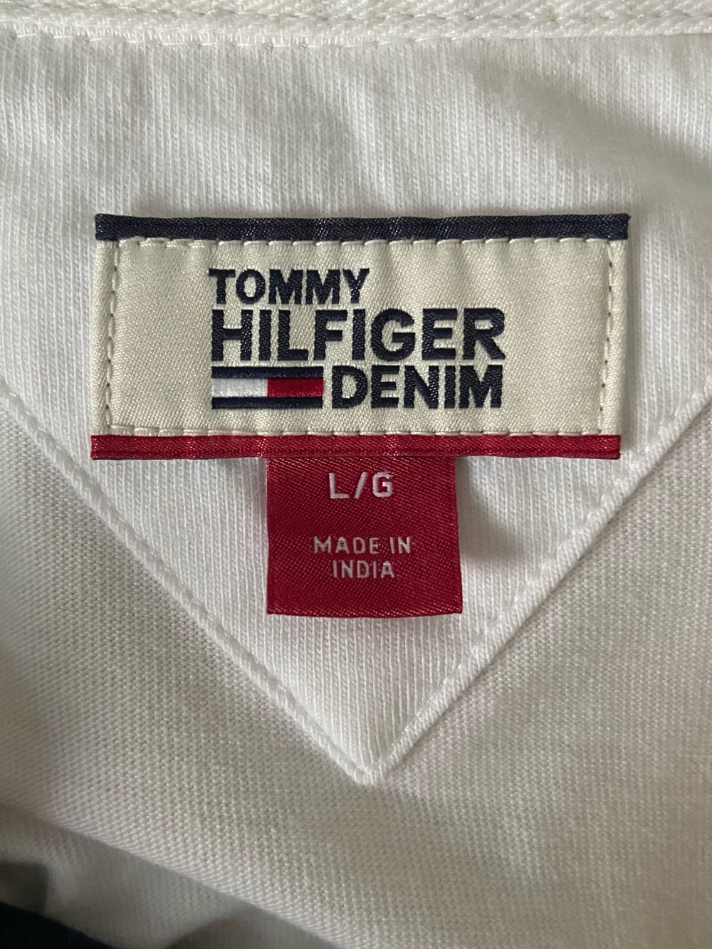 Tommy Hilfiger Long Sleeve Rugby Crop Top Size Large - Picture 10 of 11